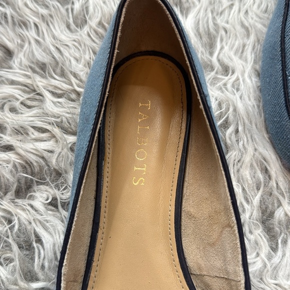 Talbots Ryan Blue Denim Quilted Loafers, 8 - Picture 6 of 8
